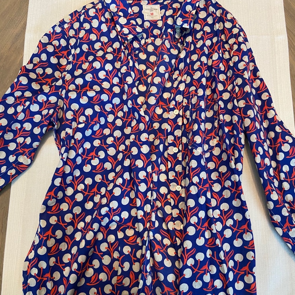 Multicolored Button-down blouse